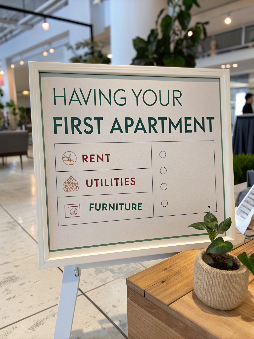 erste eigene wohnung kosten