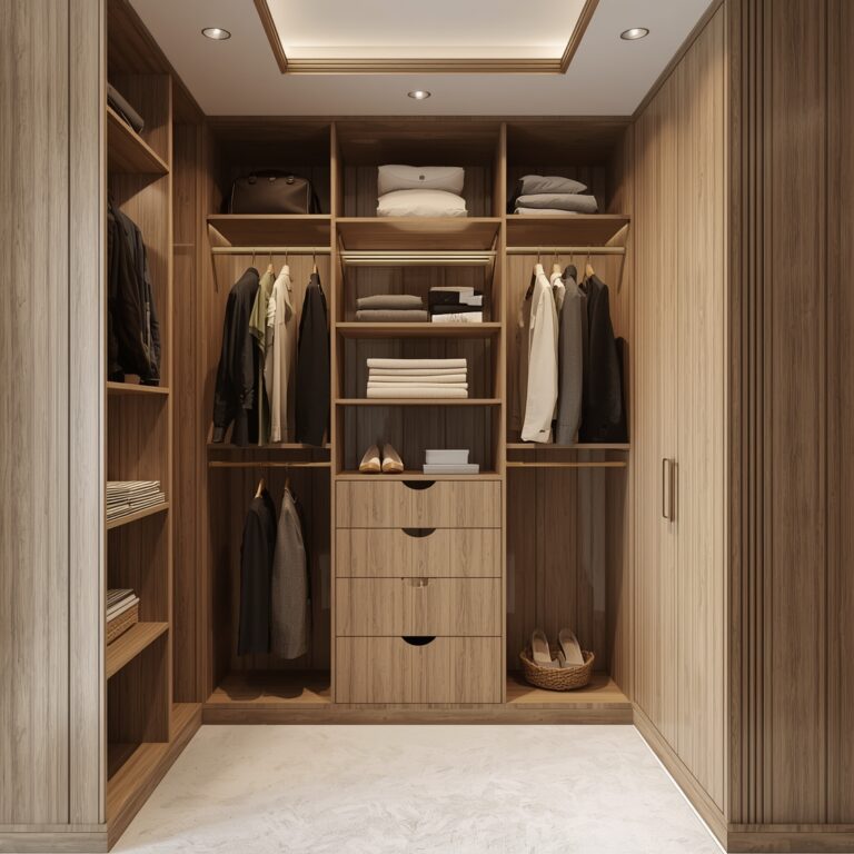 closet pequeño elegante