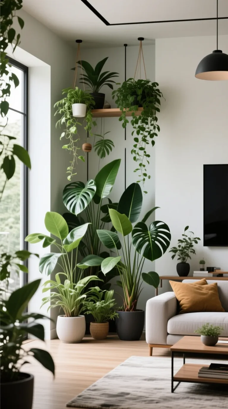 plantas para sala moderna