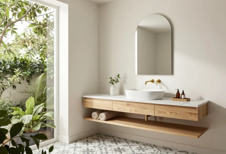 Featured image for: 14 Small Bathroom Vanity Ideas for Tiny Spaces