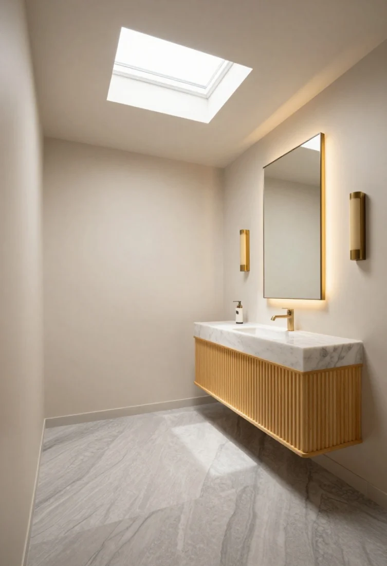 12 Small Bathroom Lighting Ideas That Make It Feel Bigger—and Instantly Luxe